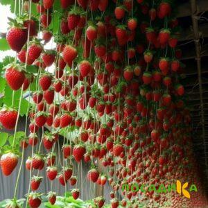 Клубника ампельная Анастасия купить по цене от 370р. в интернет-магазине «Посадика» с доставкой почтой в в Фокиное и по всей России – [изображение №1].