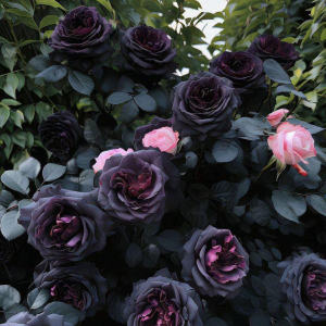Роза Черная купить по цене от 450р. в интернет-магазине «Посадика» с доставкой почтой в в Фокиное и по всей России – [изображение №1].