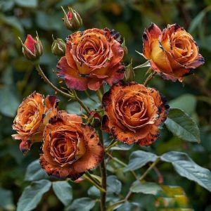 Роза плетистая Оранжевый Бриллиант купить по цене от 450р. в интернет-магазине «Посадика» с доставкой почтой в в Фокиное и по всей России – [изображение №1].